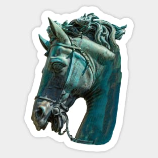 Head of a Horse statue Sticker